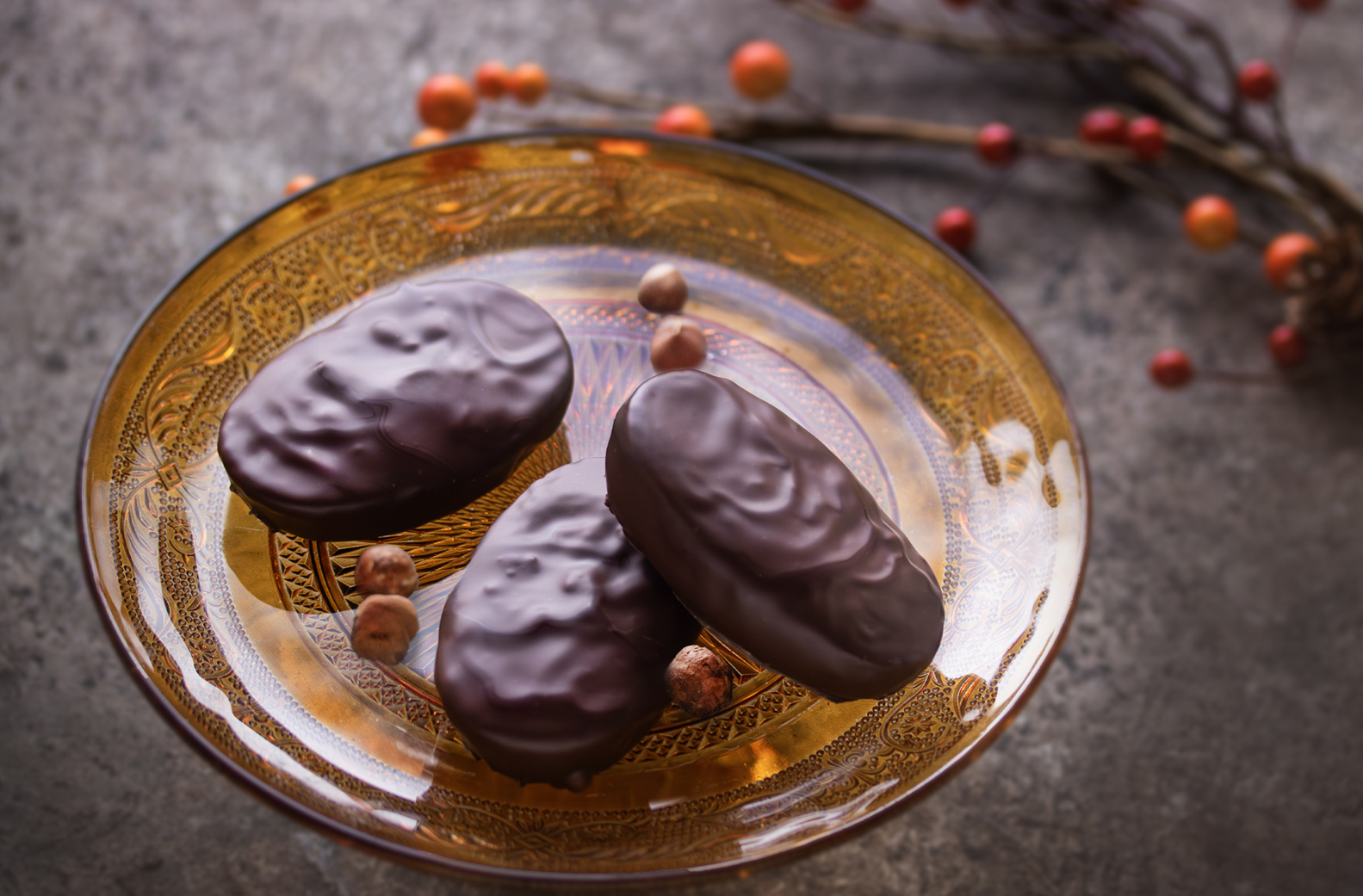 榛(はしばみ)チョコケーキ