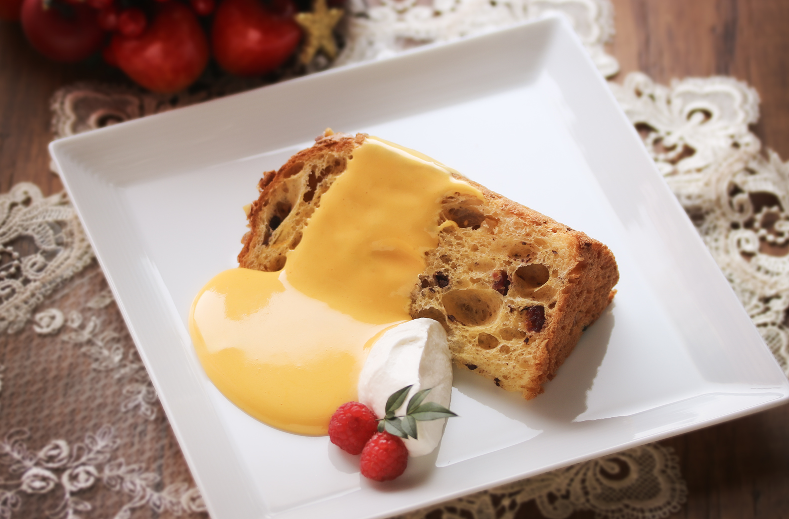 パネトーネ デザートプレート